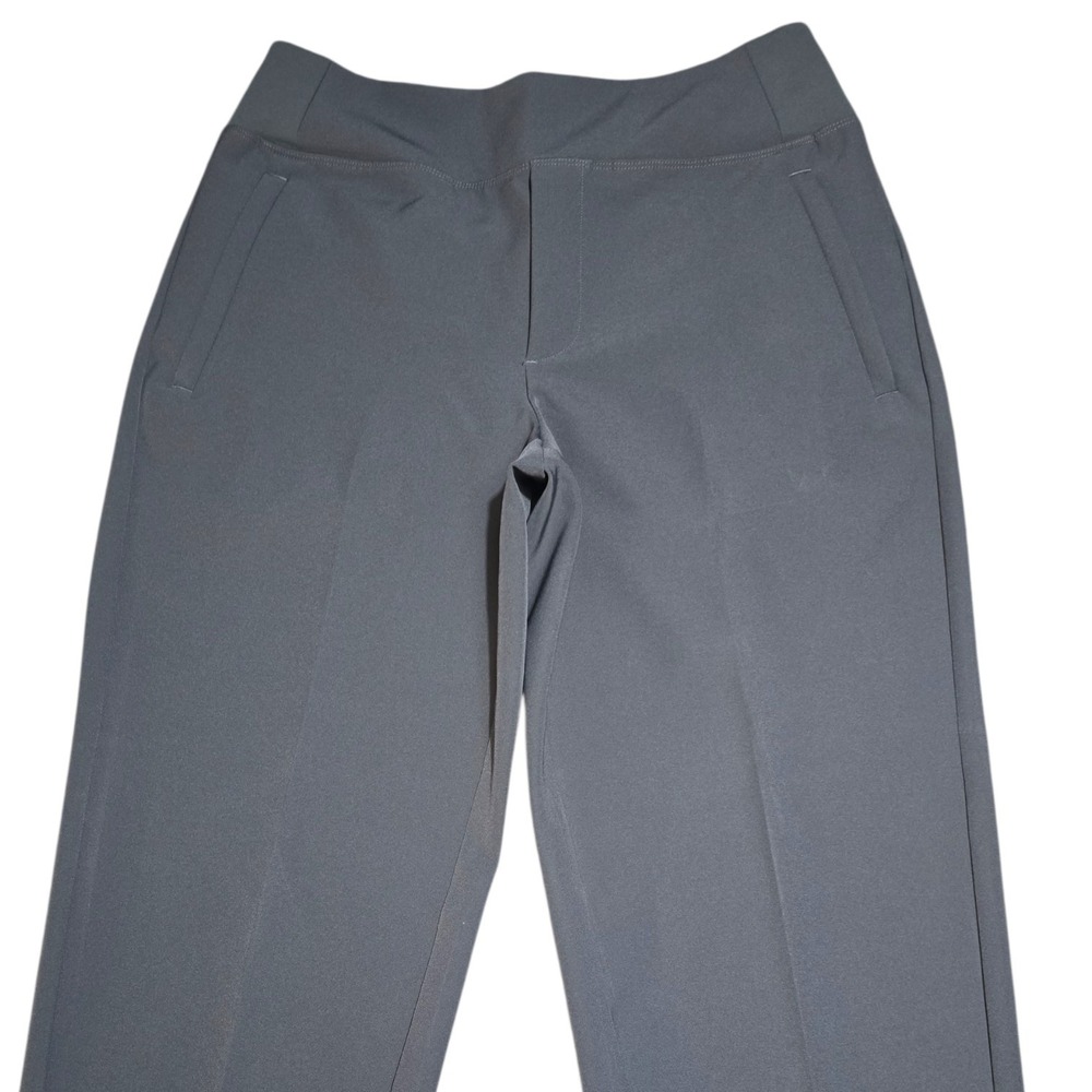 Athleta Endless Pants Straight Leg Womens Active Travel Trousers Grey Size 6 - Picture 3 of 10